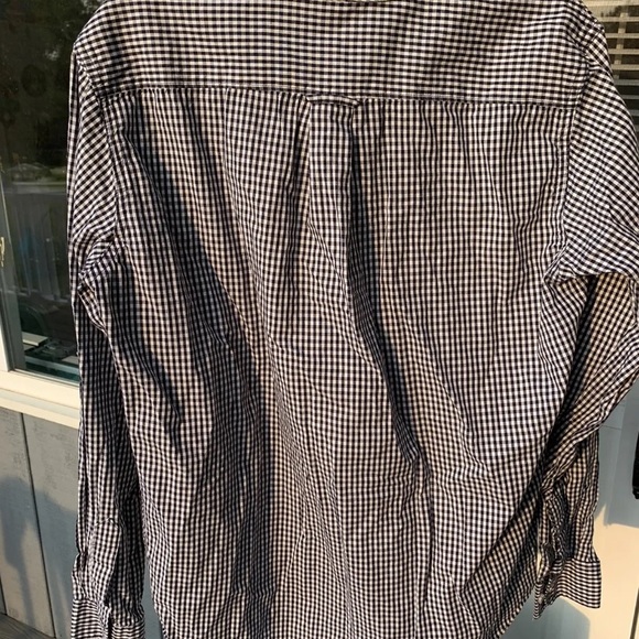 Penn State Button down shirt Russell Athletics College men Med blue white checks - Picture 10 of 10